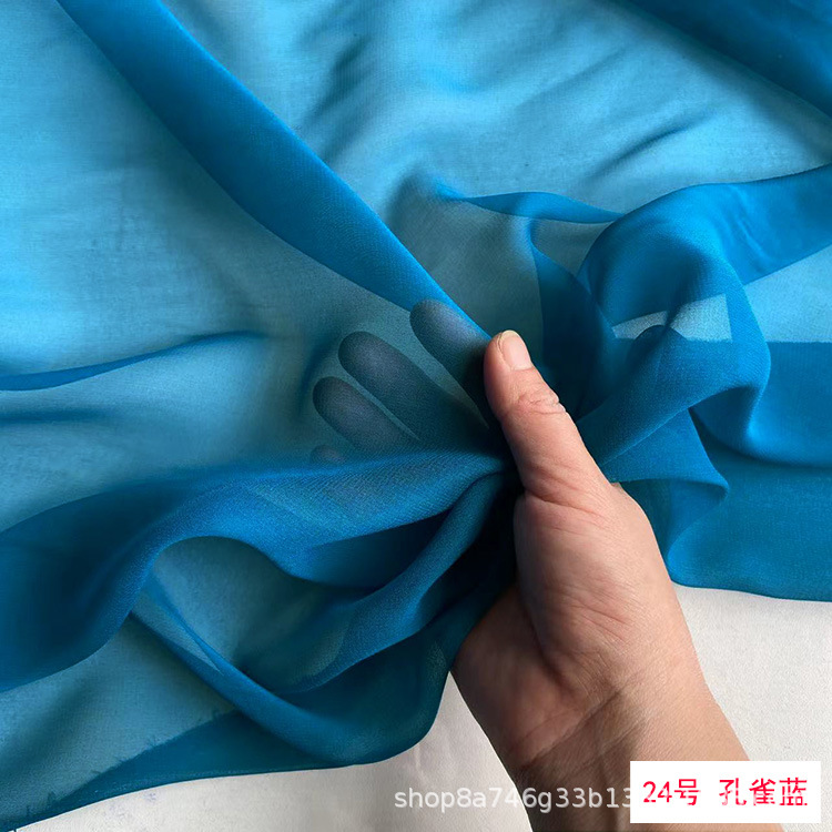 Wide 8 Mm Silk Georgette Fabric Light and Thin Silk Dress Dress Scarf Diy Mulberry Silk Fabric