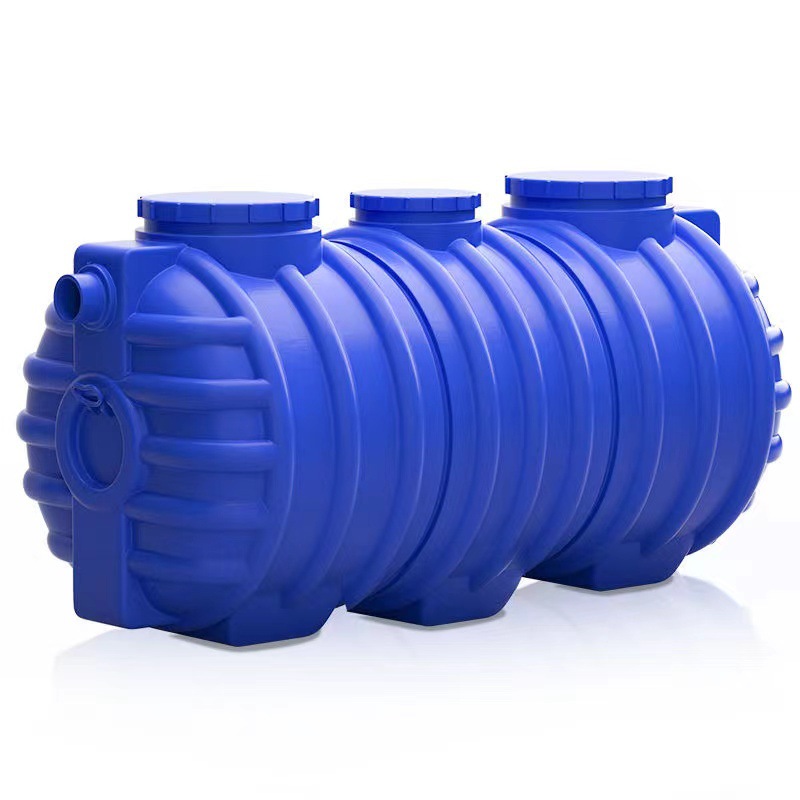 Septic tank tank household new rural toilet transformation pe plastic bucket finished three-format three-level large-capacity grease trap