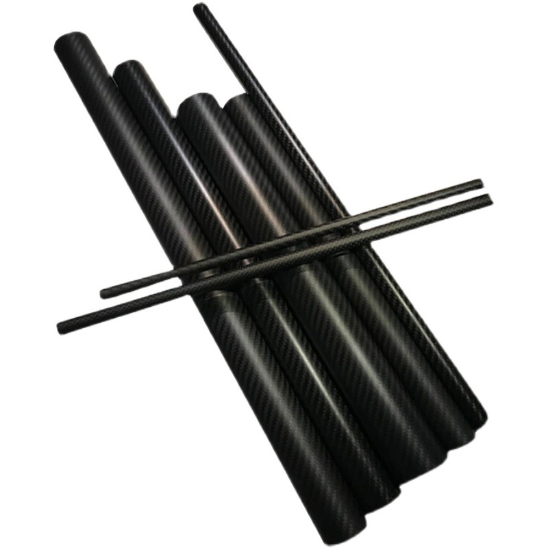 Source Manufacturer 3K Plain Weave Carbon Fiber Tube, High Rigidity Lightweight Drone Frame Carbon Fiber Tube Customization