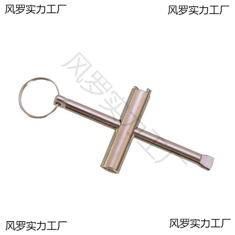 Tap water key water meter front valve key inner triangle gate valve anti-theft water gate valve switch lock accessories wrench