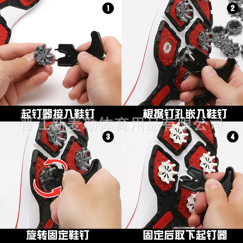 Manufacturers direct supply of golf shoes new fast nail golf supplies wear-resistant and durable