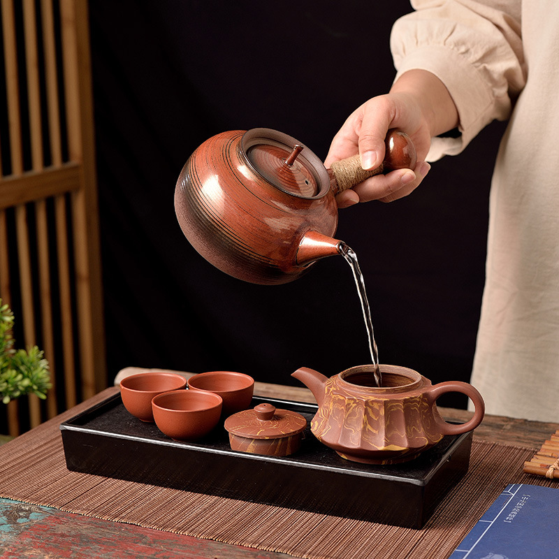 Heat Resistant Kiln Carbon Stove Sand Pot Kettle Furnace Tea Cooking Coal Carbon Stove Tea Zhu Mud Tea Pot Kung Fu Tea Set