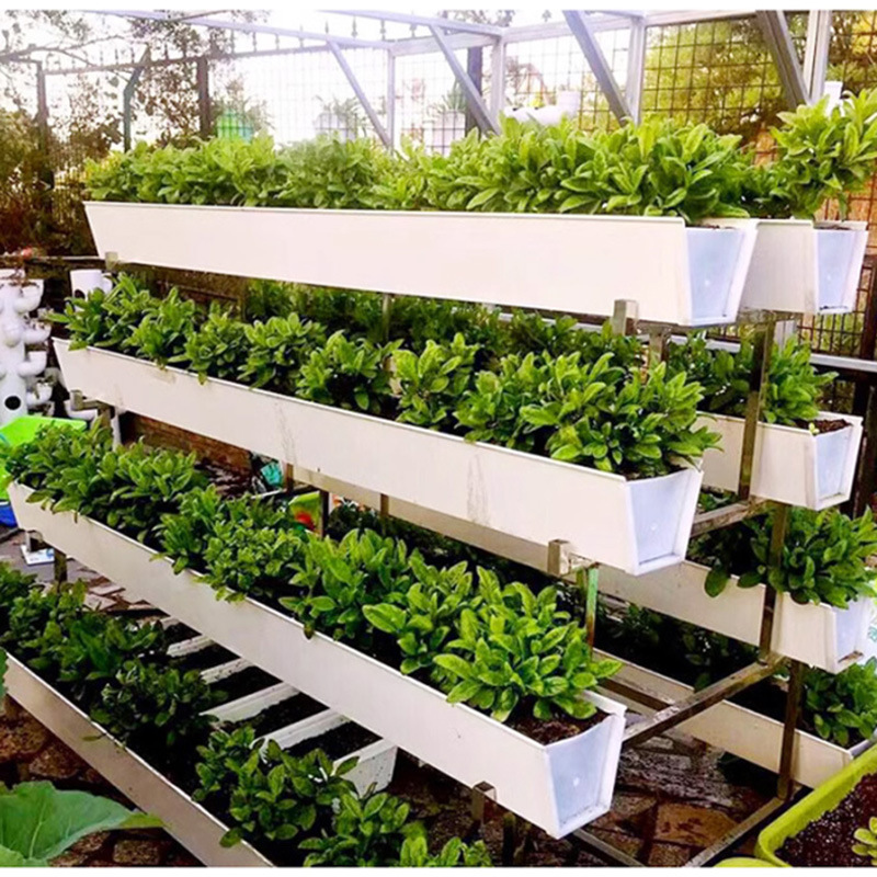 Pvc Sink Gutter Rain Sink Roof Drainage Ditch U-Shaped Trough Factory Outdoor Guide Trough Greenhouse Hydroponic Planting Trough