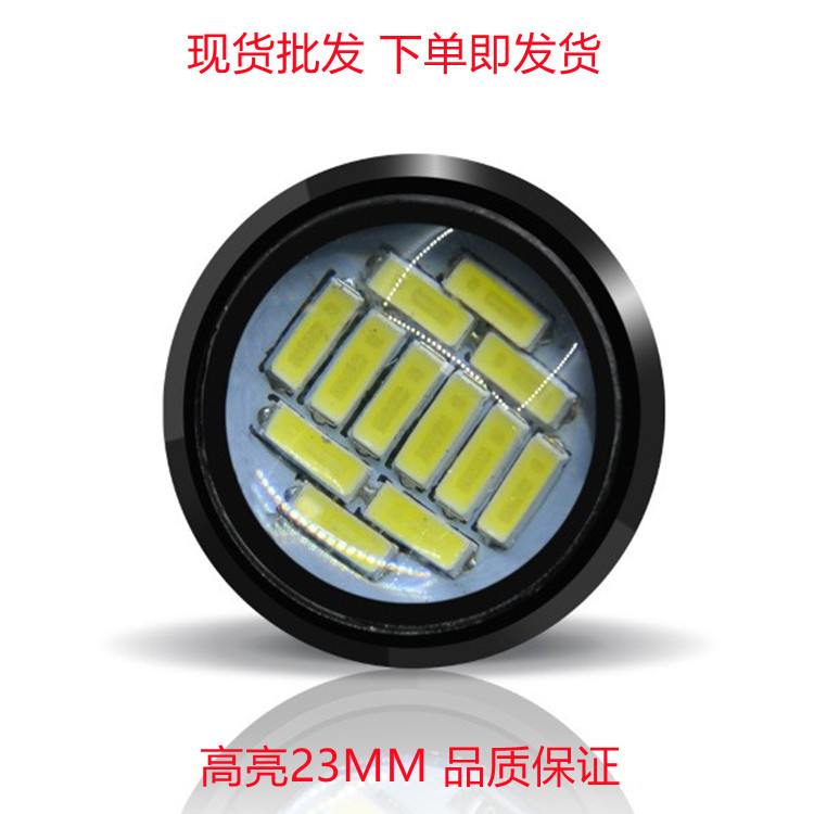 Cross-Border Direct Sales Car Newly Upgraded High-Brightness Back Sticker Led Aircraft Light 12Smd Flash Modified Car Universal Light