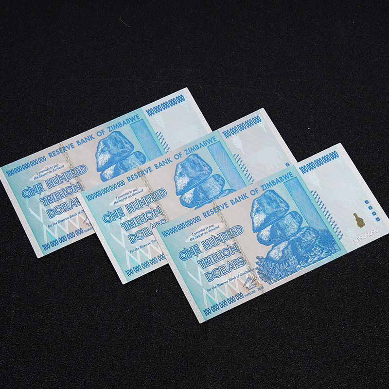 Gold Foil Commemorative Coin Pet Plastic Gold Foil Gold Banknote Trump 100 Trillion Commemorative Collection Coin Crafts Can Be Customized