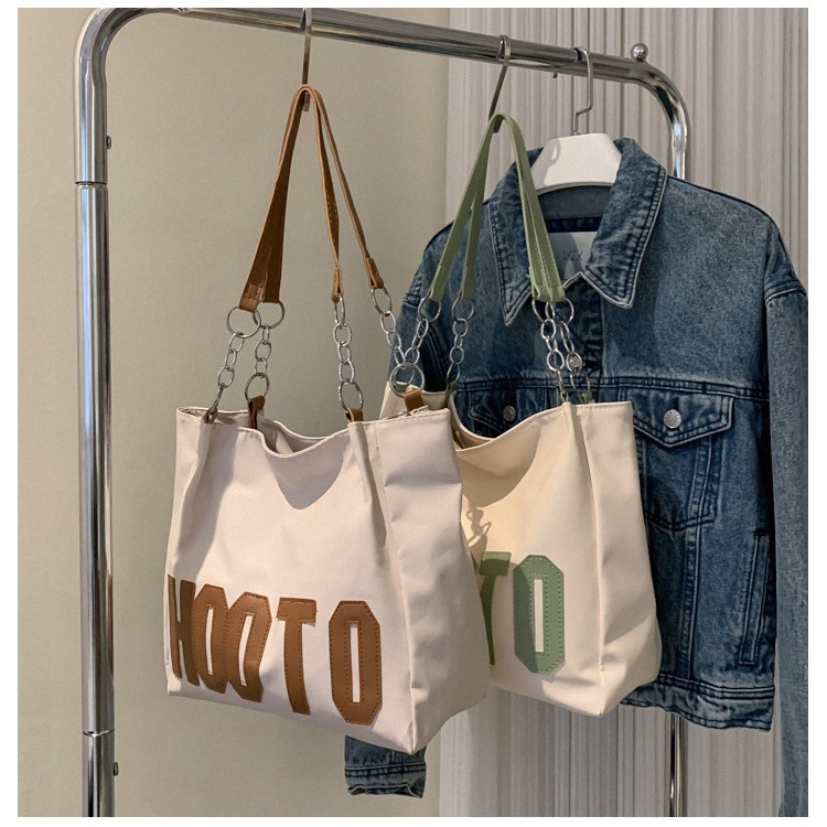 Сумка большого объема корейского стиля новая простая сумка с цепочкой