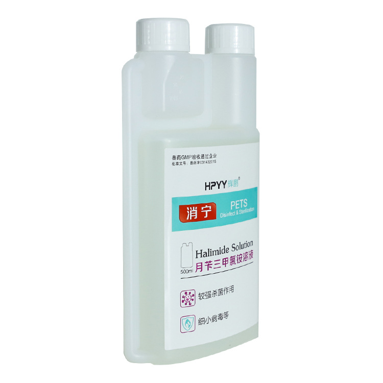 Hui Peng Xiaoning Methylbenzyl Chloramine Solution Universal Disinfectant for Pet Dogs and Cats, Suitable for Dog and Cat Kennels, Cages, and Equipment Disinfection