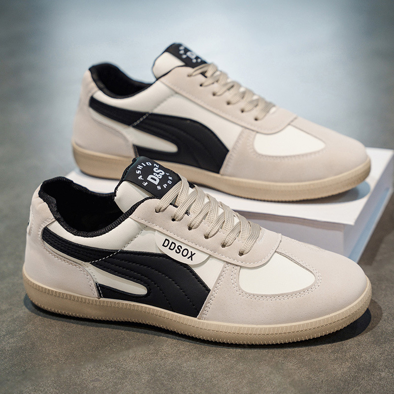 Мужская обувь осенью, легкие нескользящие туфли с мягкой подошвой, модные туфли в стиле Форрест Гамп, универсальные спортивные повседневные белые кроссовки