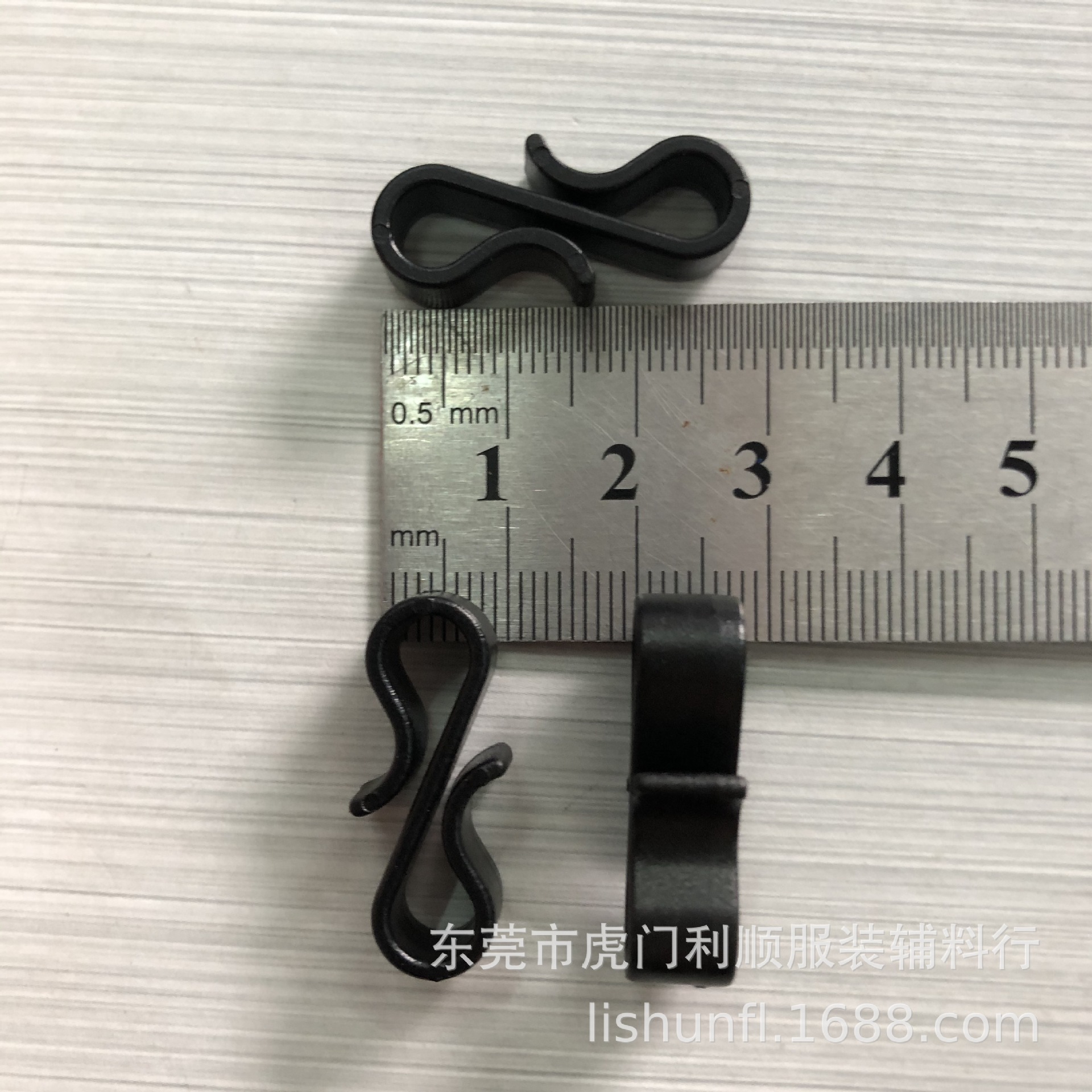 Spot Two-way Hook Plastic S Hook Double-head Hook Plastic S-shaped Hook Christmas Ornament Small Hook