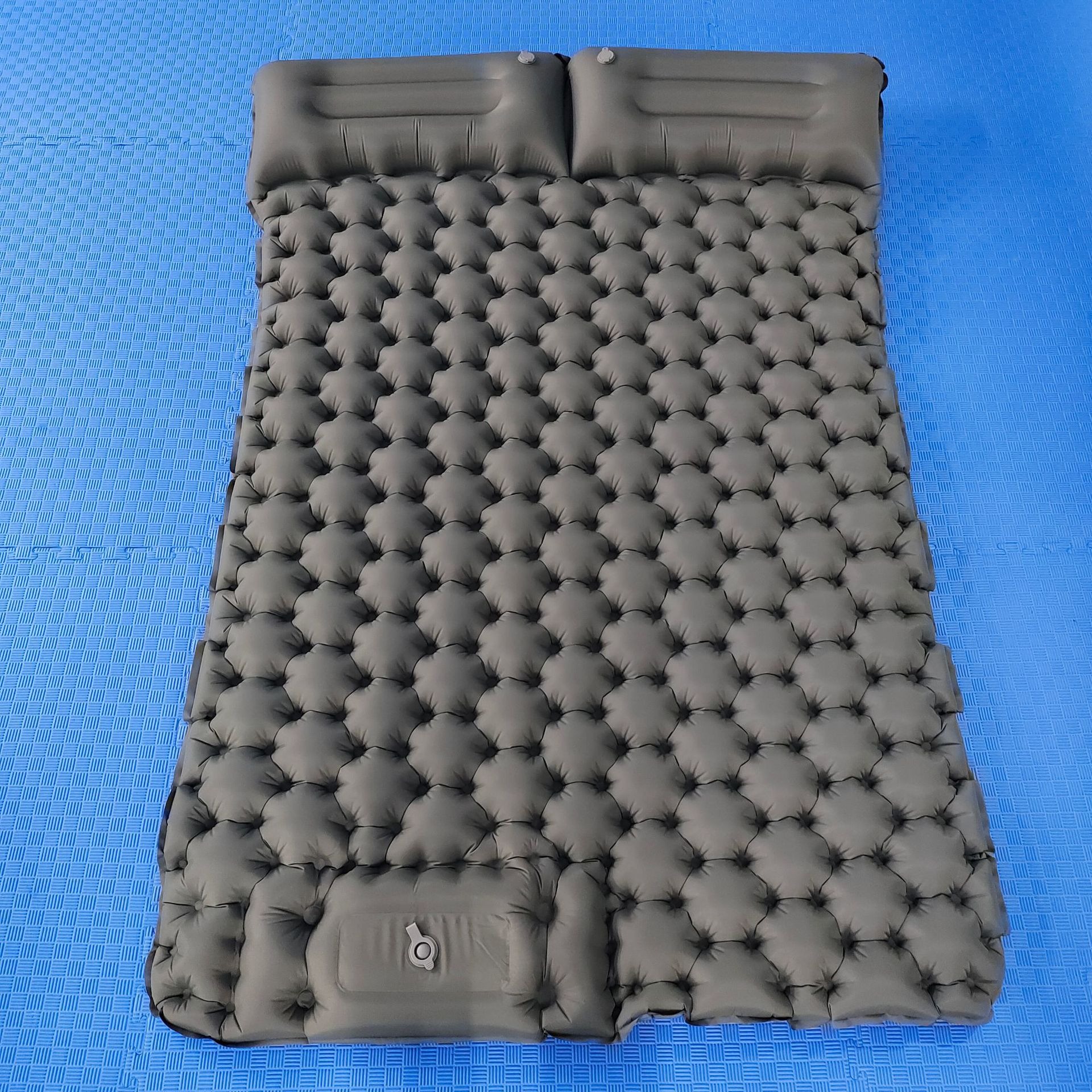 Двуспальный надувной матрас для кемпинга, легкий и портативный для путешествий и отдыха