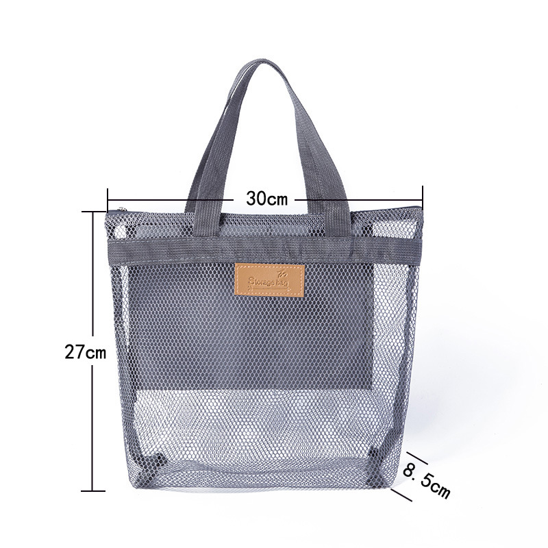 Supply Cross-border Travel Beach Bag Storage Bag Portable Outdoor Wash Swimming Bag Grid Storage Bag Travel Bag