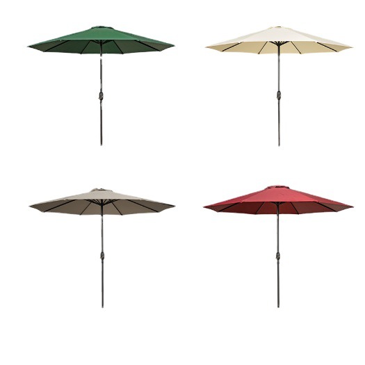 Outdoor Umbrella Garden Umbrella Outdoor Large Sun Umbrella Advertising Folding Middle Column Umbrella Balcony Table and Chair Sunshade Umbrella Outdoor Stall