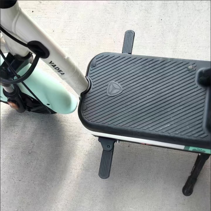 New national standard electric car folding footrest front pedal pedal modified pedal pedal step accessories