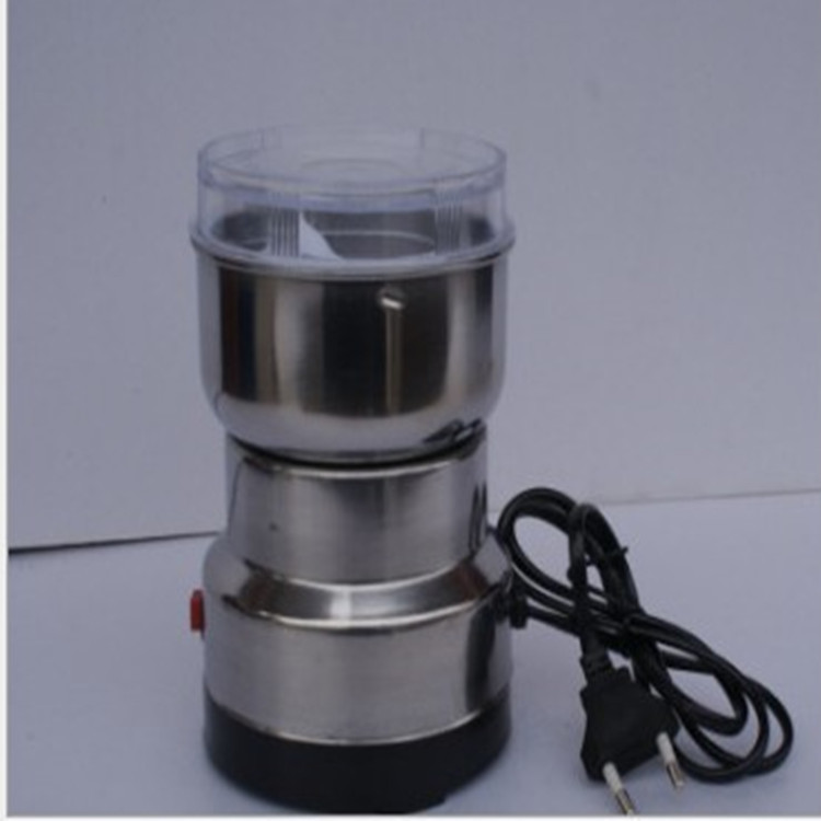 Grinder coffee bean grinder coffee machine stainless steel flour mill medicinal materials flour machine cross-border European standard New
