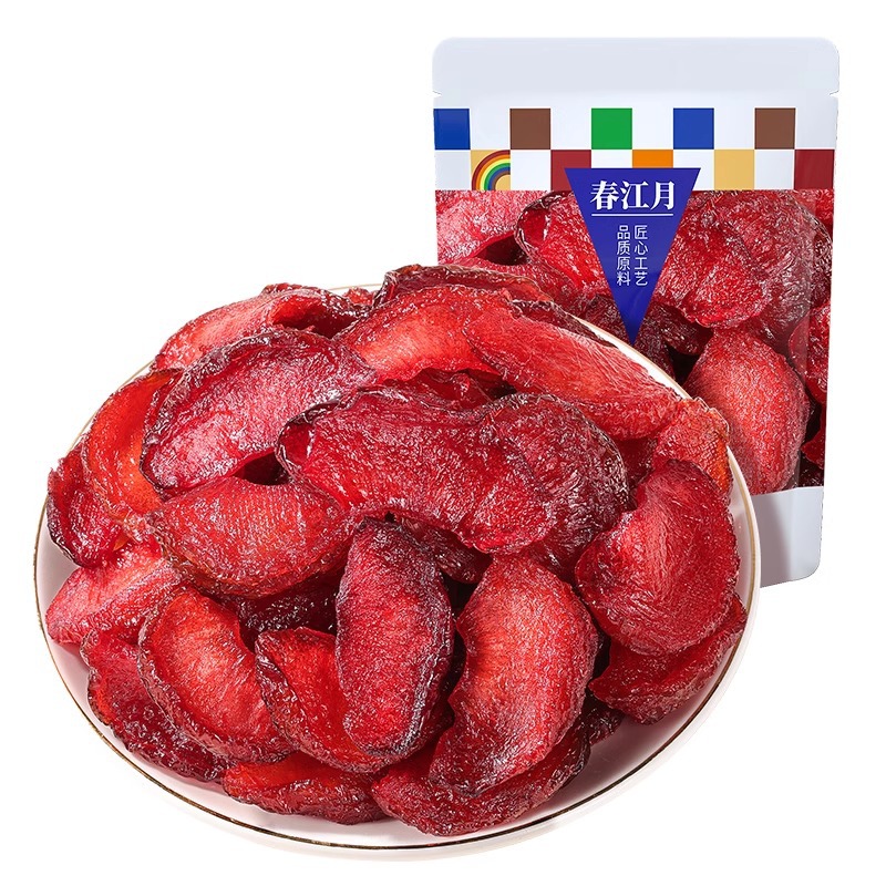 Chunjiangyue Brown Plum Dried Seedless Black Plum Snacks Sweet and Sour Fruit Preserves Dried Fruit Candied Fruit Bulk Wholesale