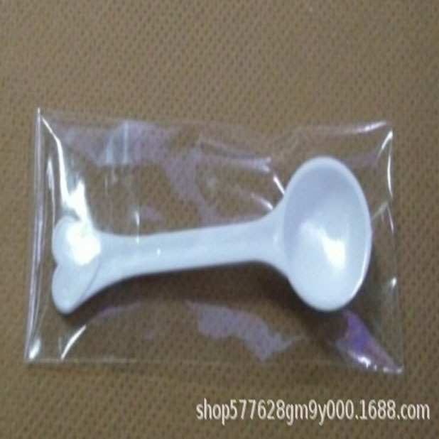 Independent 0.5g Plastic Spoon Tableware Measuring Small Food Spoon Powder Spoon Packaging Spoon 1ml Small Spoon