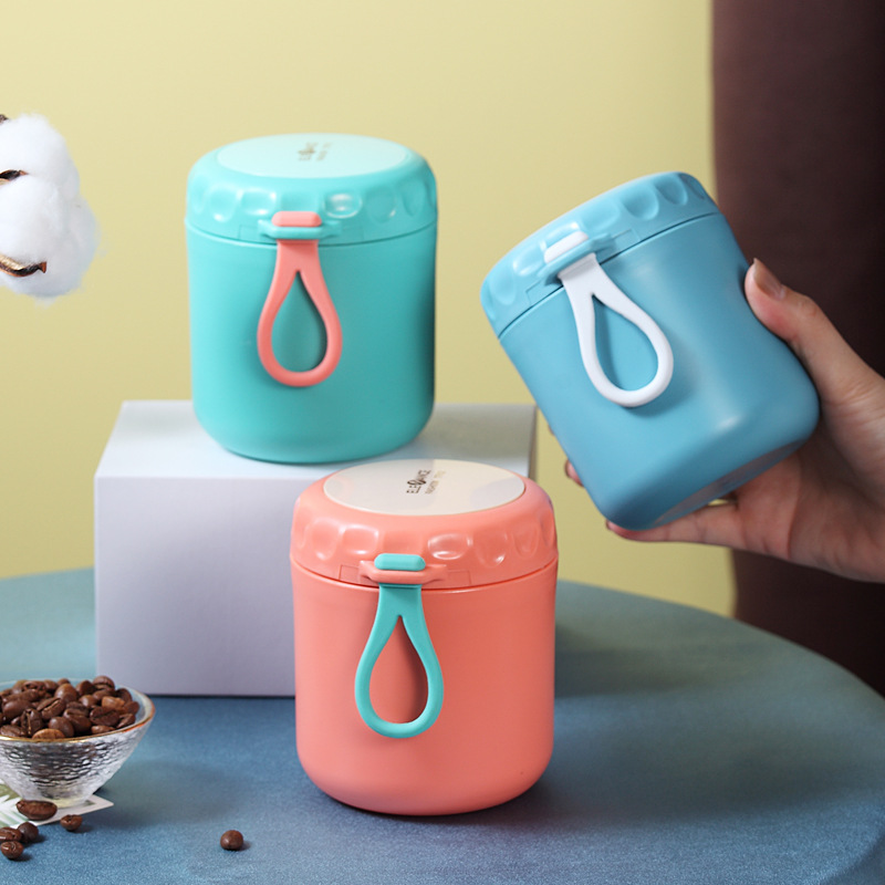 Изолированная чашка для супа из нержавеющей стали 304, запечатанная, водонепроницаемая, многофункциональная, оптовая продажа с логотипом