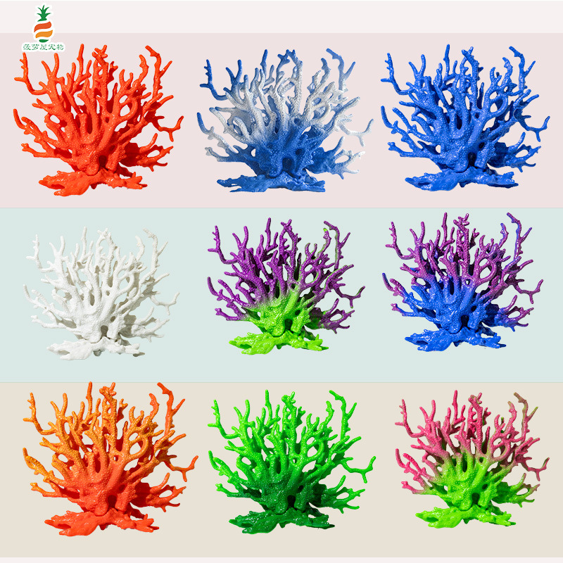 Мягкий коралл, настоящий бонсай, аквариумные растения, декор для морских аквариумов, светящийся коралл