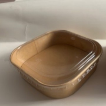 Disposable Square Paper Bowl Square Paper Bowl Stock Offer