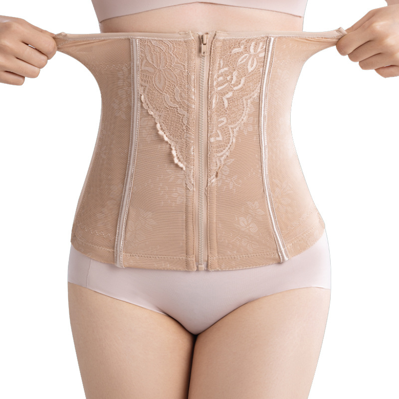 Direct selling women's body-shaping corset breathable women's ultra-thin abdominal belt zipper abdominal body-shaping clothing