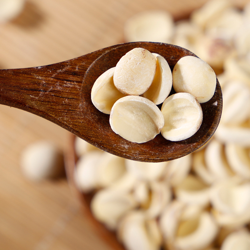 Origin source Yilian Tang grinding skin half white lotus seed porridge soup Hunan Xiangtan dried lotus seed wholesale