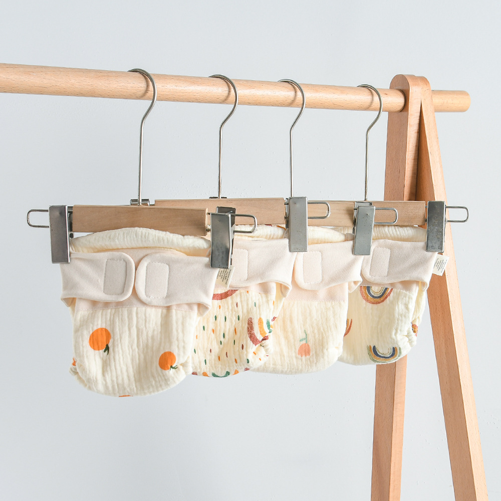 Korean version of gauze cotton baby wing training study pants gauze diapers waterproof diapers cotton diapers category A