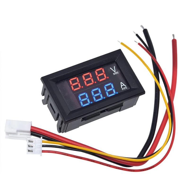 DC0-100V/10A 50A 100A LED DC Dual Display Digital Current Voltmeter Digital Meter