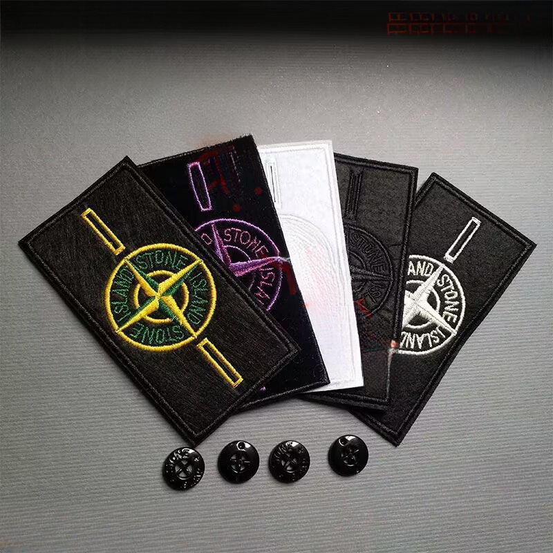 Нашивка Stone Island, эмблема, декор для одежды и обуви