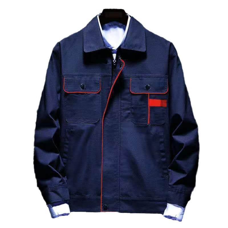 Long-sleeved workshop wear-resistant work clothes suit men's comfortable anti-wear decoration auto repair work clothes labor protection clothes spring and autumn tooling