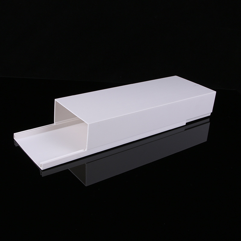 Thickened pvc square trunking pvc trunking self-adhesive surface-mounted invisible ground box trunking factory supply