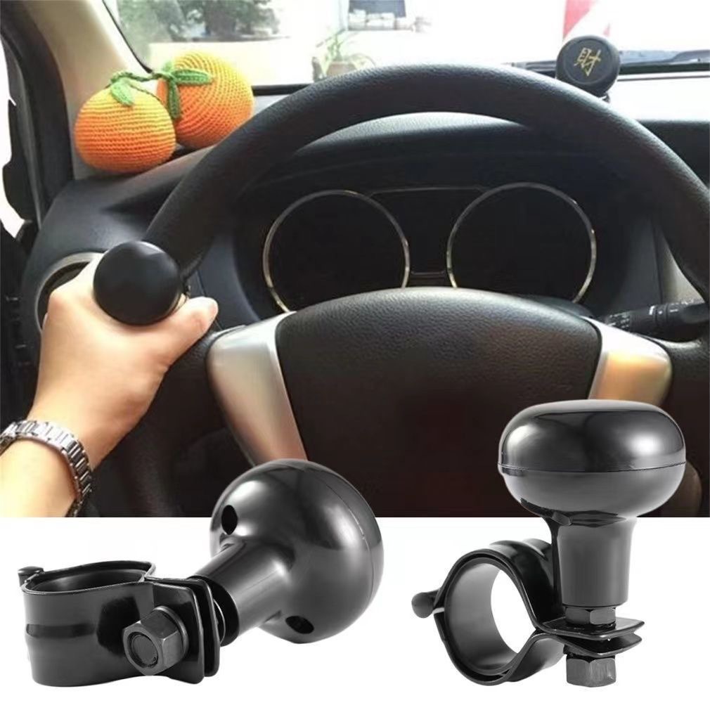 Car Steering Wheel Power Ball Steering Wheel Iron Clamp Aluminum Alloy Power Ball Car Labor Saver J-12-33