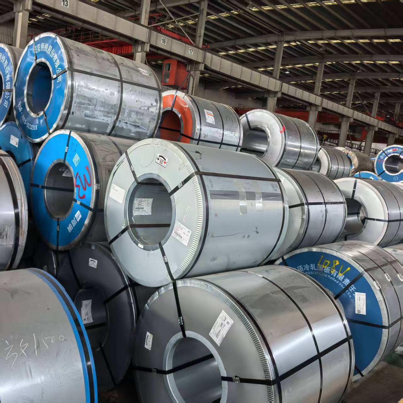 Factory Direct Supply Baosteel Galvanized 0.3/0.4/0.5 Multi-Specification Spcc Cold-Rolled Coil Deep-Drawing Aluminum-Coated in Stock