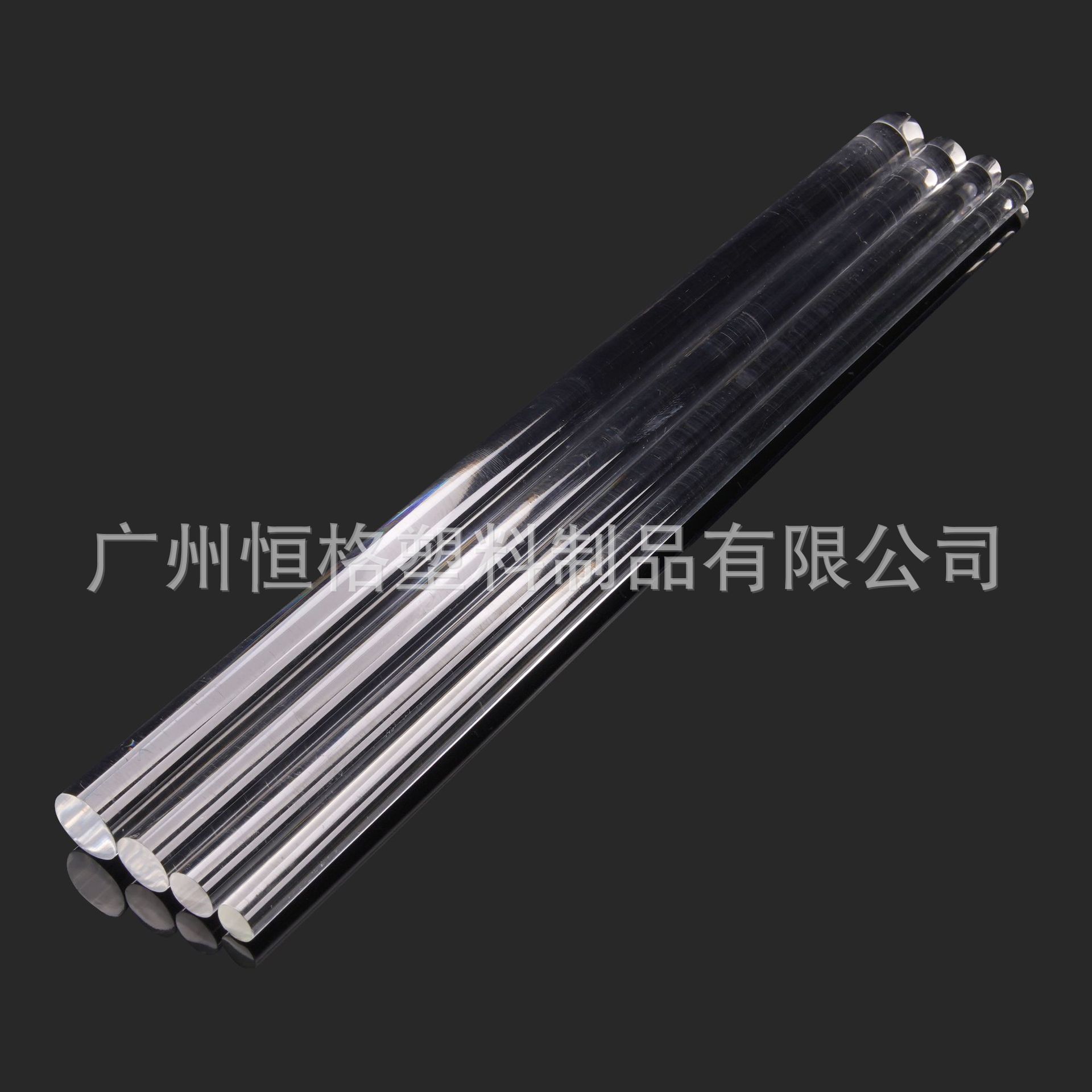 Factory wholesale plexiglass rod towel rack plastic round rod decoration decorative rod plastic transparent acrylic hard rod