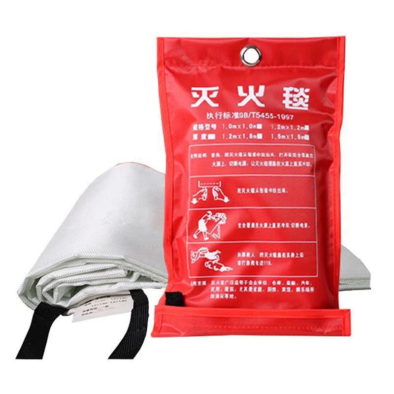 Fire Blanket National Standard Certified Fire Escape Fireproof Fiberglass Kitchen Hotel Outdoor Home