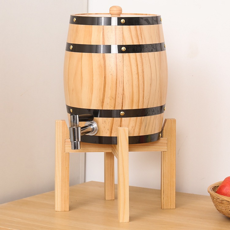 Wooden Oak Wine Barrel Household Vertical Beer Barrel Wine Barrel Wine Barrel Wine Decorative Barrel Wholesale