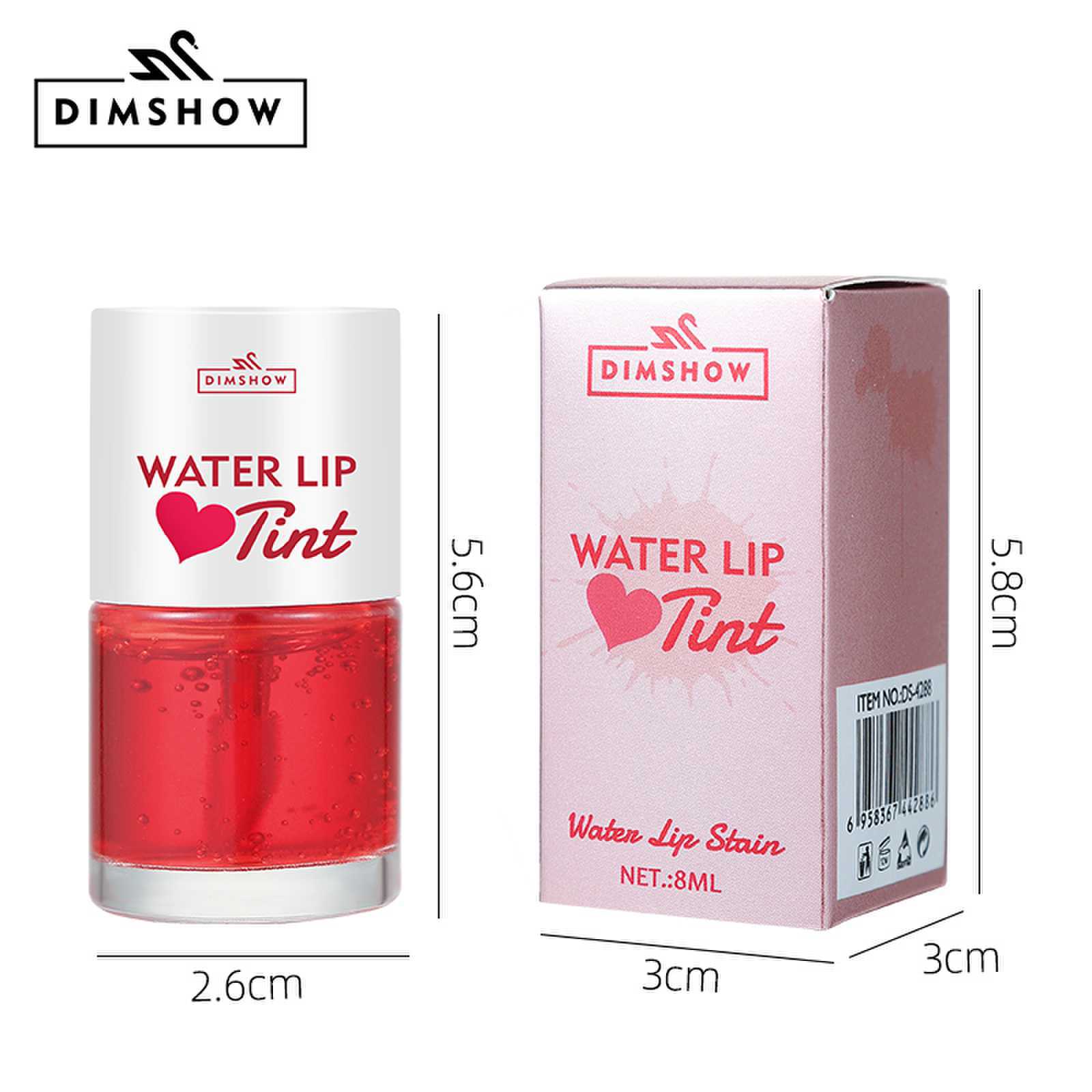 Dimshow Cross-Border Popular Non-Fading Lip Liquid Lip Gloss Matte Long-Lasting Non-Stick Cup Beauty New Lipstick Water