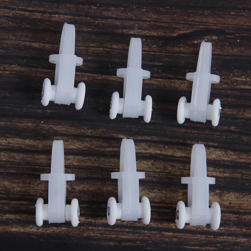 Pulley Track Curtain Accessories Roller European Small Square Wheel Home Window Straight Rail Track Pulley