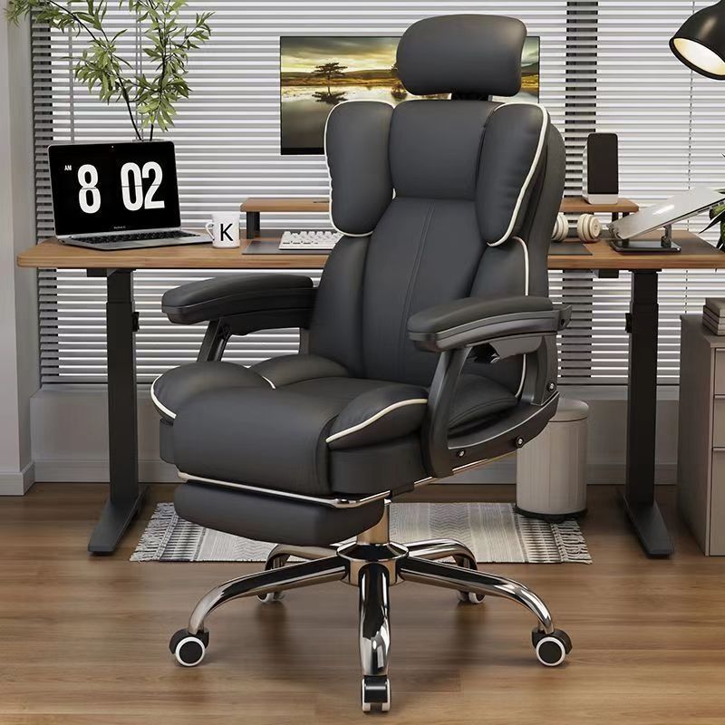 Computer Chair Home Reclining Comfortable Sedentary E-Sports Chair Backrest Sofa Chair Desk Dormitory Live Broadcast Learning Swivel Chair