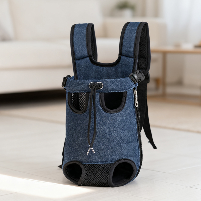 Pet Carrier with Front Hanging Shoulder Straps, Breathable and Comfortable Cat Carrier, Portable Dog Travel Bag for Pets, Cross-Border