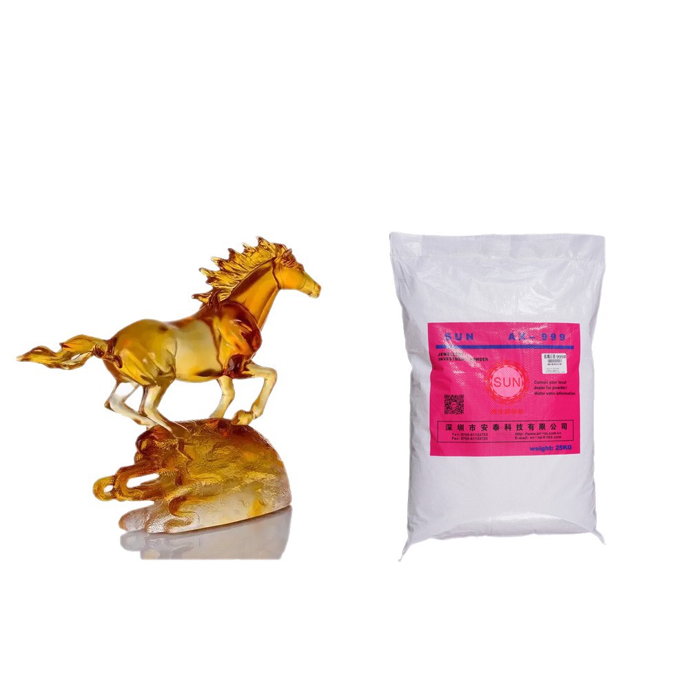 Antai High-Temperature Glazed Gypsum Powder Refractory Material, Large Glazed Products with Multiple Fine Lines and High Strength, Glass Products