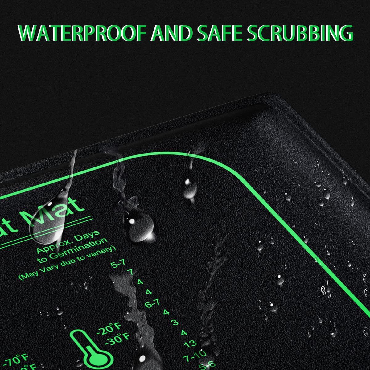 Digital Display Temperature Control Seedling Heating Pad 10X 20.75inch Plant and Flower Heating Pad Seedling Breeding Heating Pad