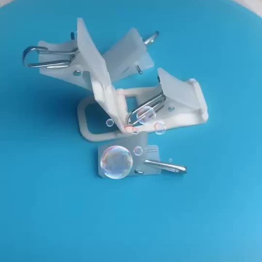 Manufacturer Wholesale Plastic Curtain White Small Clips with Hooks, Adjustable Ring Curtain Clips, Gripper Plastic Small Clips