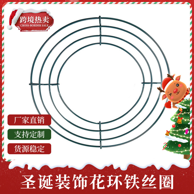 Проволока для выпечки с пластиковым покрытием, оцинкованная проволока для рождественских венков