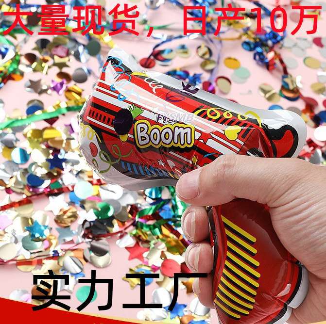 Ручной фейерверк, трясущийся с автоматическим надувным фейерверком, атрибуты для вечеринки, трубка для фейерверков, салют, оптовая продажа