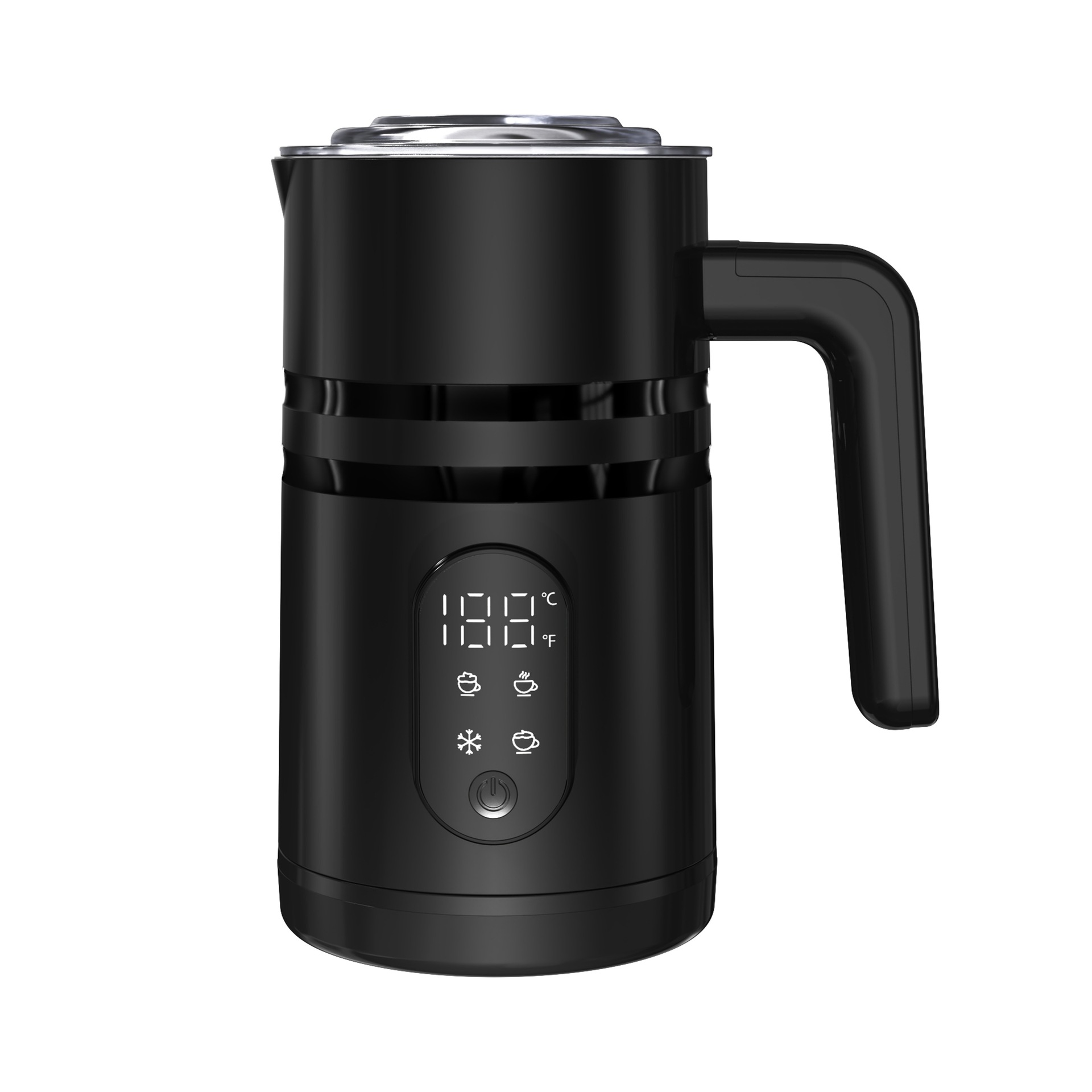 Milkfrother Cross-Border Household Temperature Display Milk Frother Milk Heating Aerator Magnetic Suspension New Model 2025