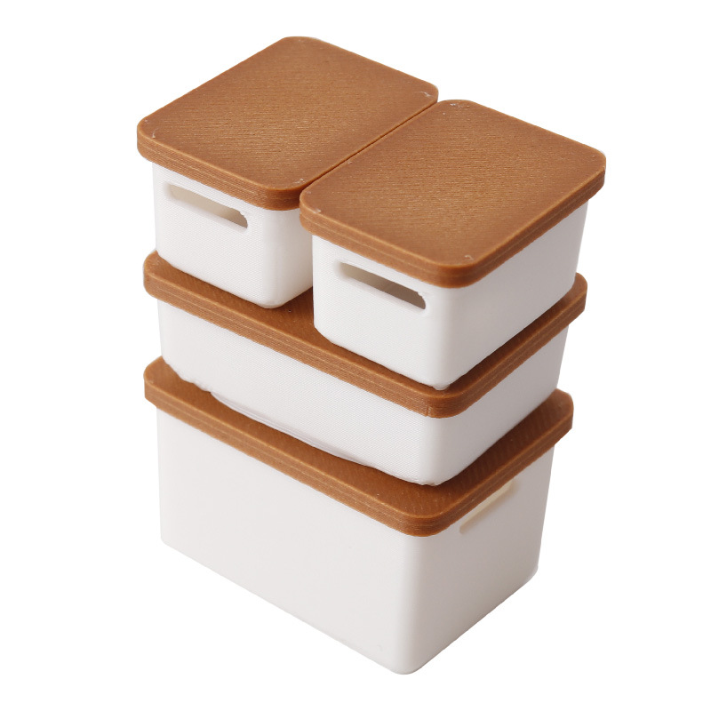 Miniature Model 12-Point Dollhouse Storage Box Mini Ornaments Dollhouse Play House DIY Toys