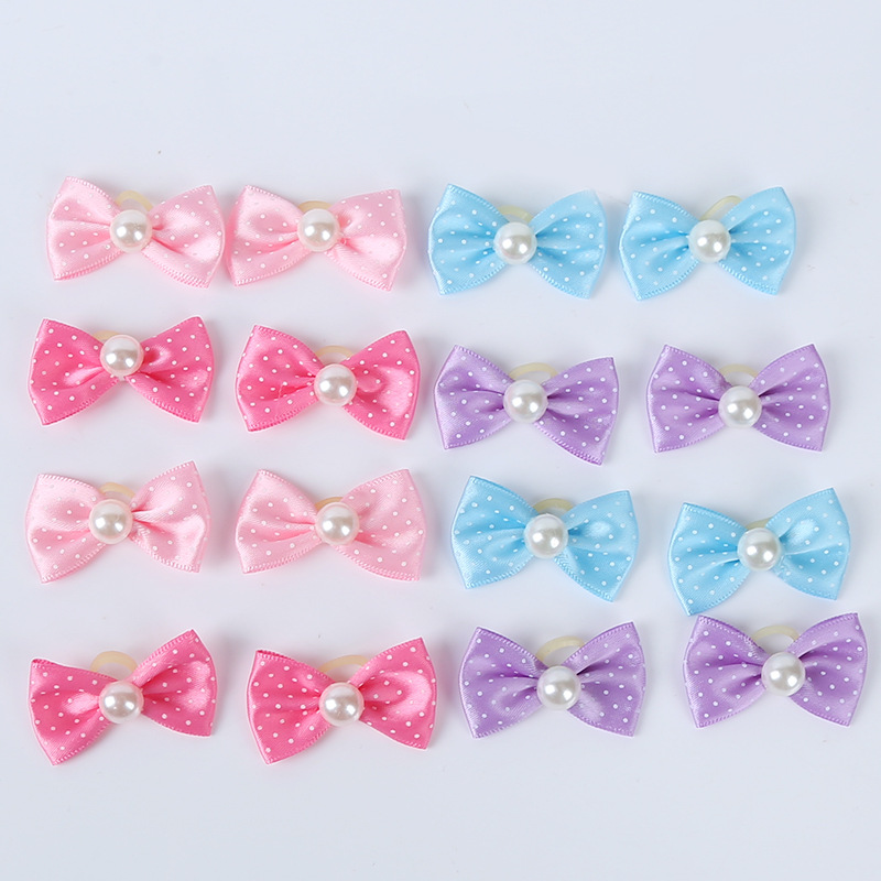 Аксессуары для домашних животных, резинка для волос с бантом, головной убор для собак, Тедди, Йоркшир, Марзис