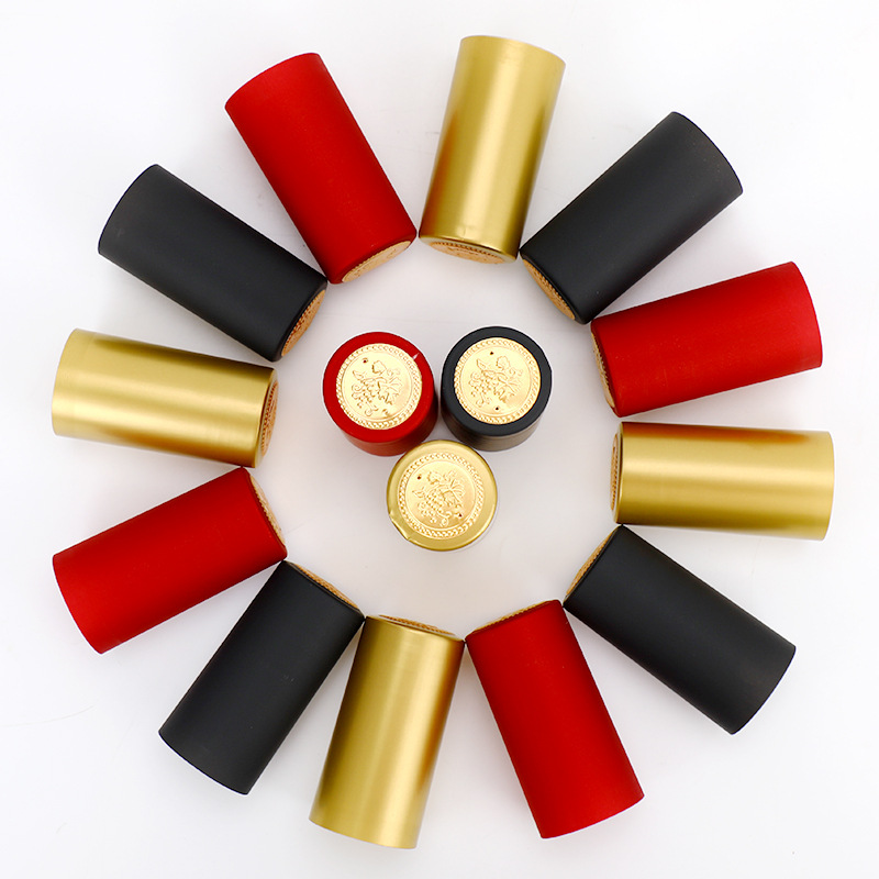 Easy pull wire grape top heat shrinkable rubber cap 30*60cmpvc sealed red wine bottle sealing shrink film wholesale manufacturers