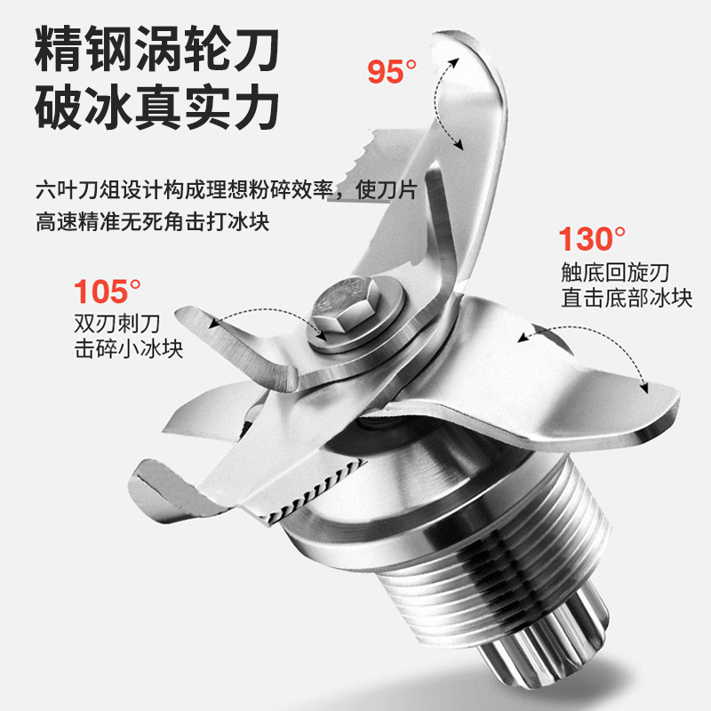 Factory direct supply sand ice machine commercial milk tea shop soundproof belt cover ice crusher juice squeezing machine wall breaking machine cooking ice machine