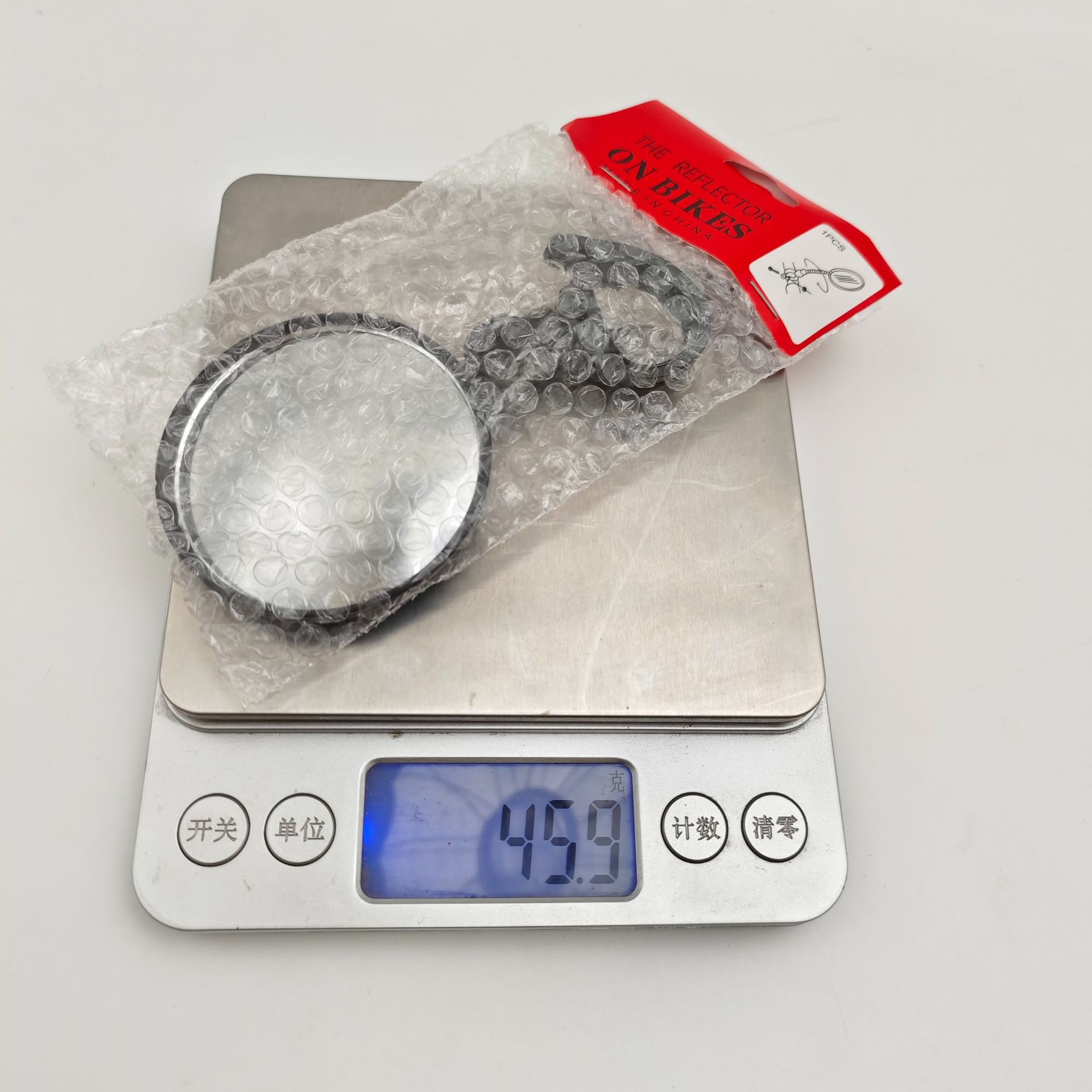 Battery Car Rearview Mirror Mountain Bike Wide-Angle Convex Mirror Electric Vehicle Silicone Handle Motorcycle Installation-Free Rearview Mirror